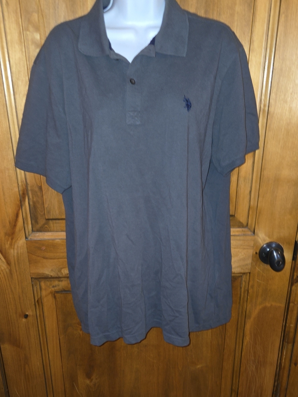 U.S. Polo Assn. Dark Gray Short-Sleeve Polo